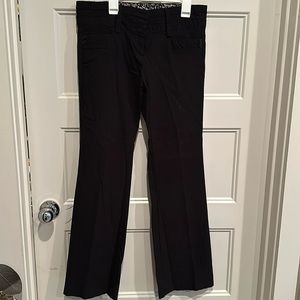 Joe Benbasset Pants Juniors 11 Black Striped Flat Front Office Wear Stretch